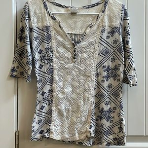 Lucky brand blouse. Size small